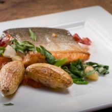 Pan Seared Arctic Char with Tomato Marmalade