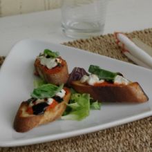 Goat Cheese Crostini