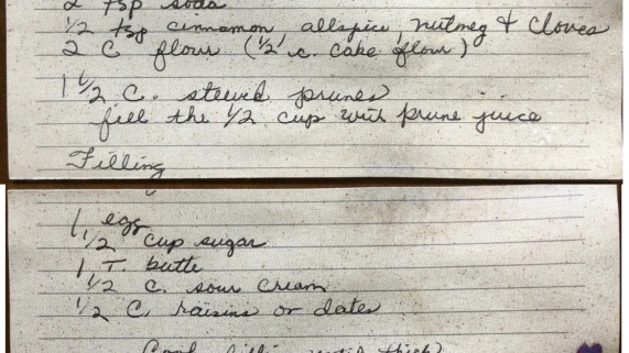 Recipe card 