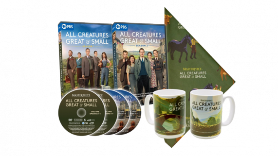 Season 1 and 2 DVD, mug and bandana