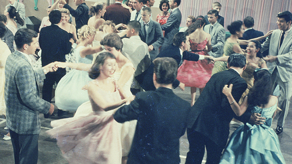 Many people dancing