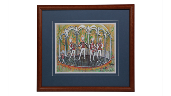 P. Buckley Moss Framed Print