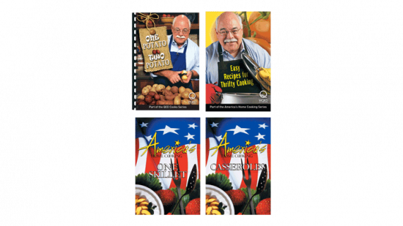 America's Home Cooking: Easy Recipes for Thrifty Cooking - 4 Books