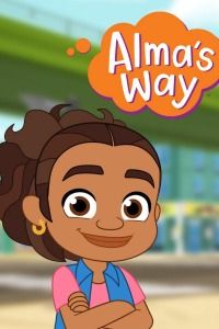 Alma's headshot with Alma's Way logo