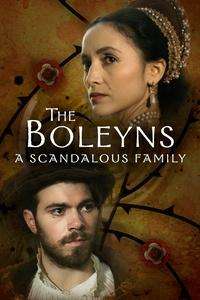 The Boleyns: A Scandalous Family poster image with two character faces.