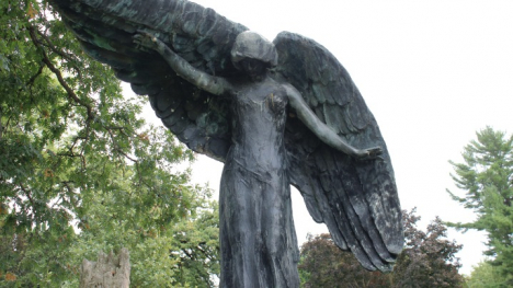 black angel of Iowa City