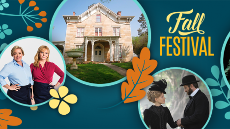 Fall Festival programs including Historic Buildings, America's Test Kitchen, and Josh Groban