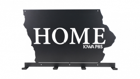 Home is Iowa PBS Coat Rack