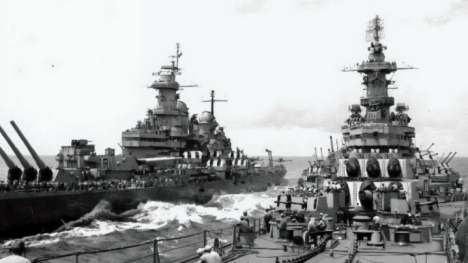 USS Iowa during WWII
