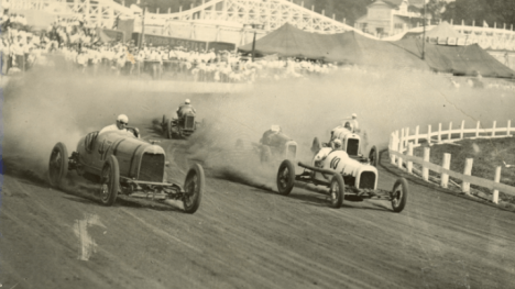 historic automobile racing at the Iowa State Fair