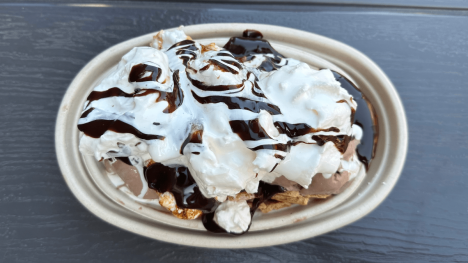 smores sundae from the outside scoop in ankeny iowa