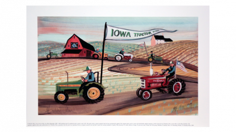 Iowa Tractor Ride Print