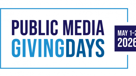 Text reads Public Media Giving Days May 1-2 2025