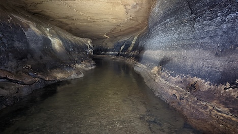 erosion within Coldwater Cave
