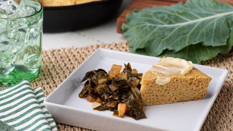 strewed collard greens