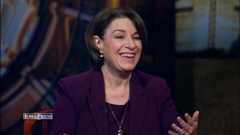 Klobuchar makes her case to Iowa Caucus goers