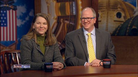 Political Science Professors Donna Hoffman and Dave Peterson