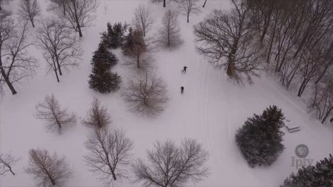 cross country skiing