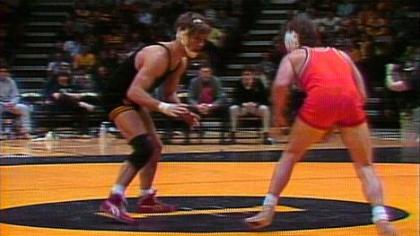 Oklahoma State vs Iowa Wrestling 1985 Iowa City