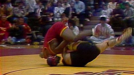 Iowa vs ISU Wrestling 1987 Ames