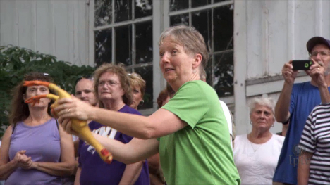 Rubber Chicken Throwing