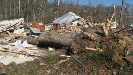 tornado damage