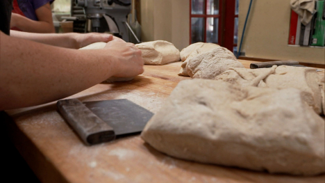 kneading dough