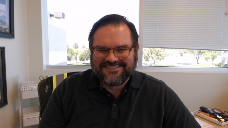 Scott Graybeal at his desk