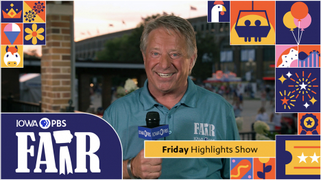 Fair 2023 – Friday, August 18 - Fair host Bill Riley with microphone
