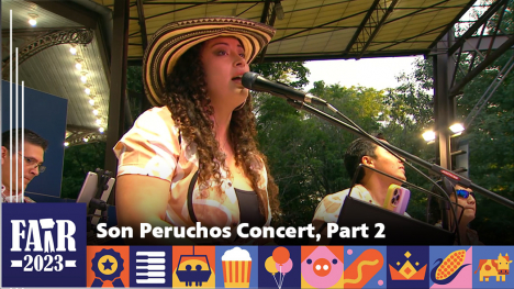 Son Peruchos Part 2 - person singing into a microphone