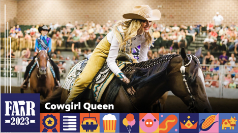 Cowgirl Queen - girl riding horse