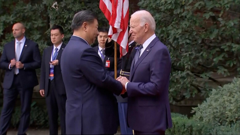 Chinese President Xi Jinping and U.S. President Joe Biden