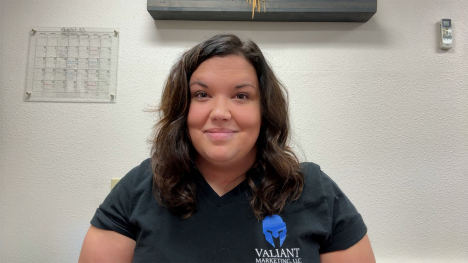 Ashley Bettenhausen in her office