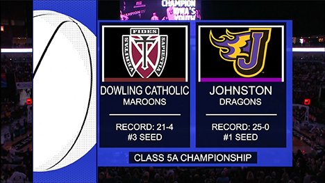 Class 5A - Johnston Dragons vs. Dowling Catholic Maroons