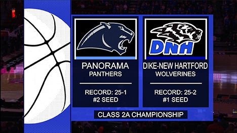 Class 2A - Dike-New Hartford Wolverines vs. Panorama Panthers