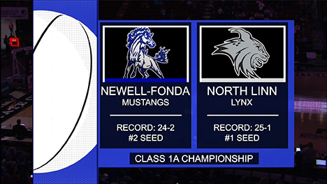 Class 1A - North Linn Lynx vs. Newell-Fonda Mustangs