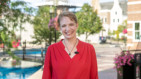 Host, Charity Nebbe in Pella, Iowa.