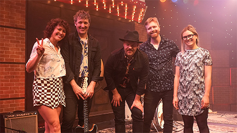 Kiss the Tiger band members.