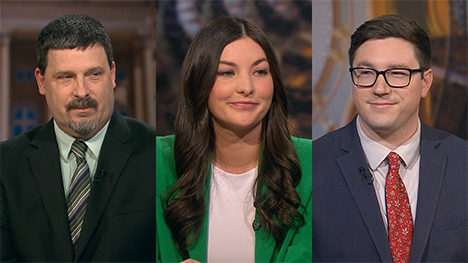 Political reporters: Erin Murphy, Skylar Tallal and Stephen Gruber-Miller.