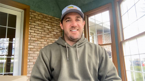 Ben Klick on the farm
