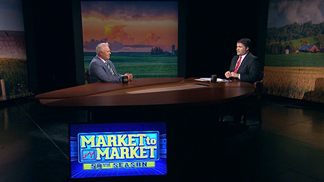 Chris Robinson and Paul Yeager at the Market to Market desk.