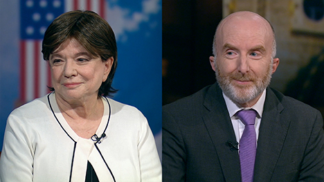 Josephine Gittler and Scott Peters.