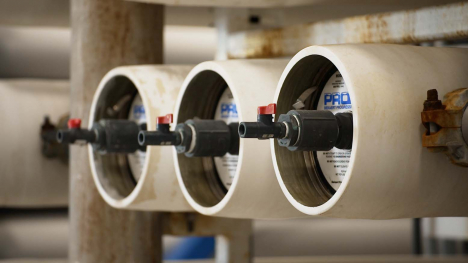 Reverse osmosis capsules at Central Iowa Water Works