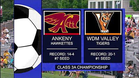 Class 3A -  Ankeny Hawkettes vs. West Des Moines Valley Tigers