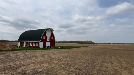 A central Illinois farm protected by an agricultural conservation easement.