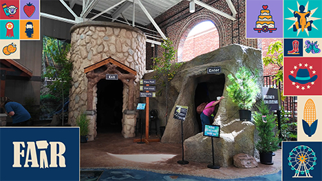 The new DNR Cave at the Iowa State Fair