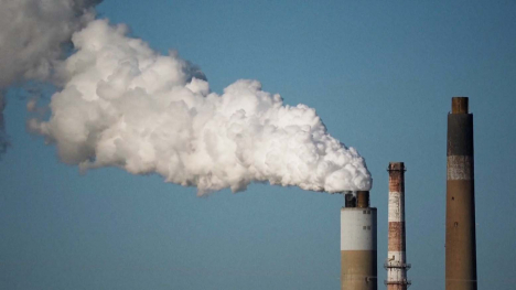 Emissions from energy plant.