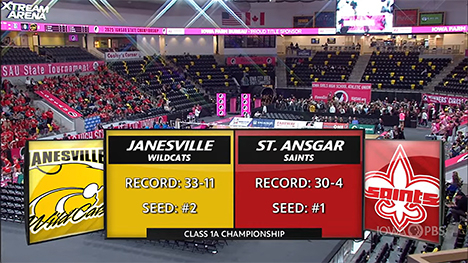 Class 1A — Janesville Wildcats vs. St. Ansgar Saints