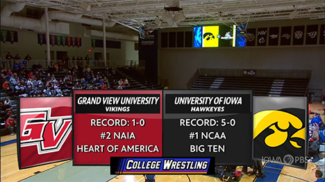 College Wrestling: University of Iowa vs. Grand View University (Women)