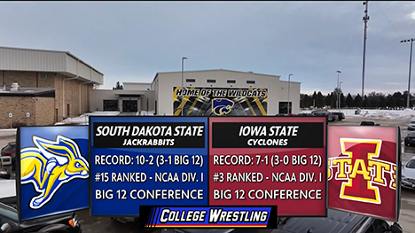 College Wrestling: Iowa State University vs. South Dakota State University